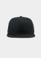 Preview: Cap "BC Basic: Flat" - schwarz (Snapback)